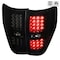 Spec-D Tuning 09-12 Ford F150 LED Tail Light Glossy Black Housing With Smoke Lens LT-F15009BBLED-TM - alternate 1